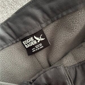 Eddie Bauer Fleeced lined Charcoal Men's Pants